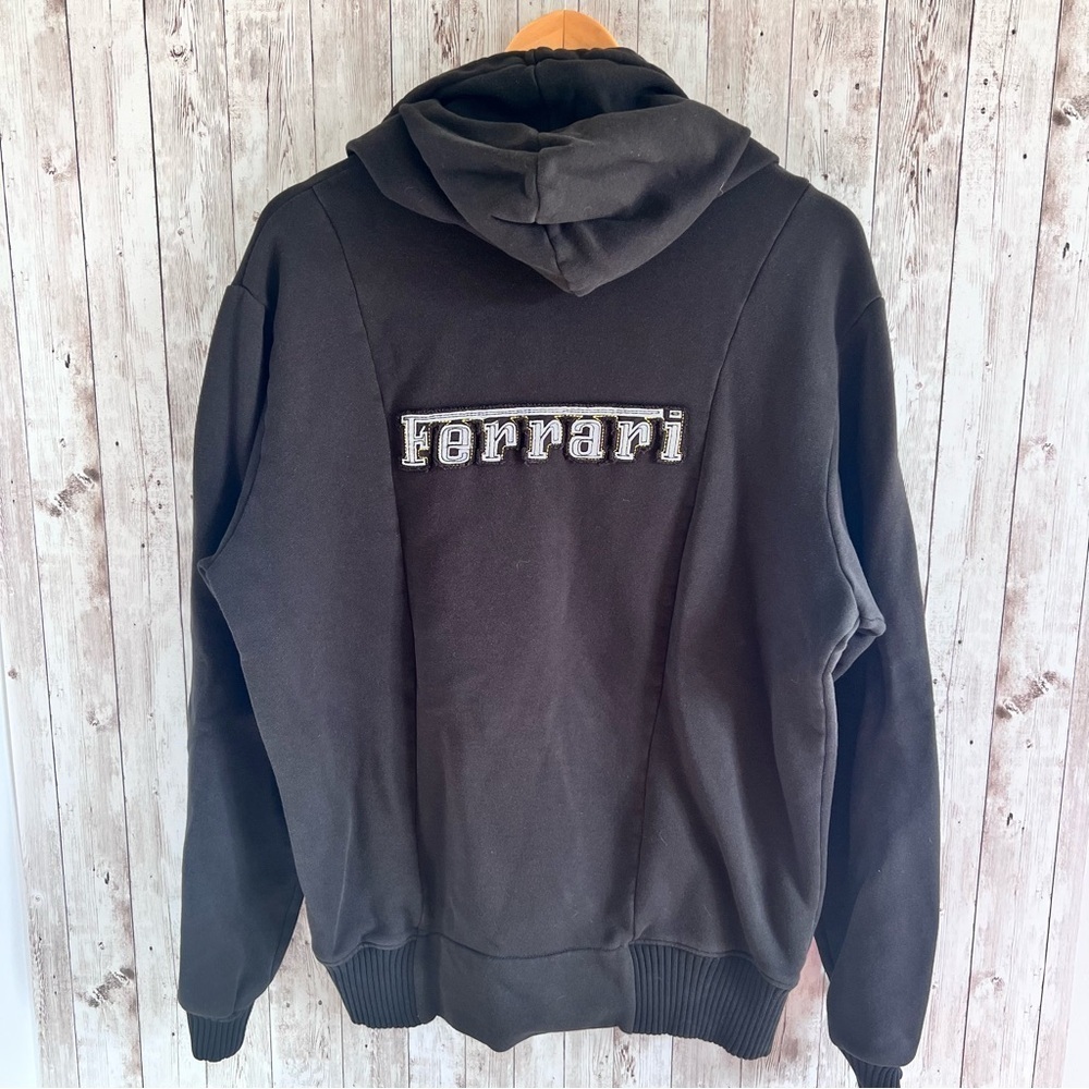 Puma Ferrari Collaboration Zip Up Hooded Sweatshirt Medium - Picture 4 of 4